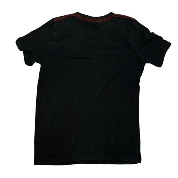 Adidas Youth Graphic Short Sleeve T-Shirt Black/Red Size L (14/16) - Picture 2 of 3